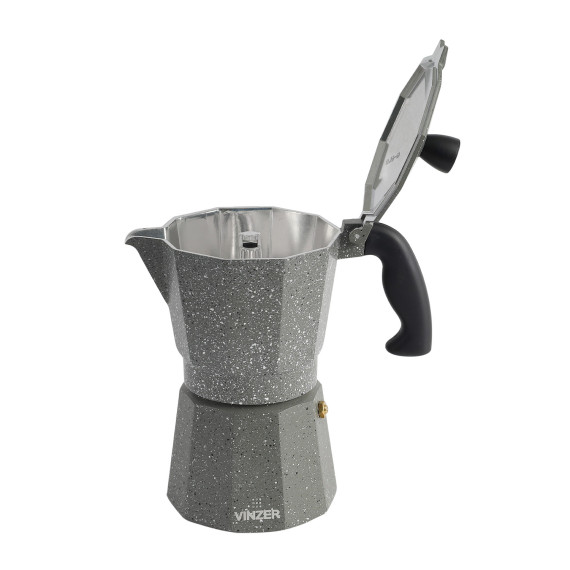 ყავის მადუღარა VINZER 50398 ESPRESSO MOKA GRANILO 6 CUP