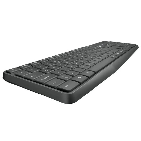 კლავიატურა LOGITECH MK235 WIRELESS COMBO + MOUSE (GREY)