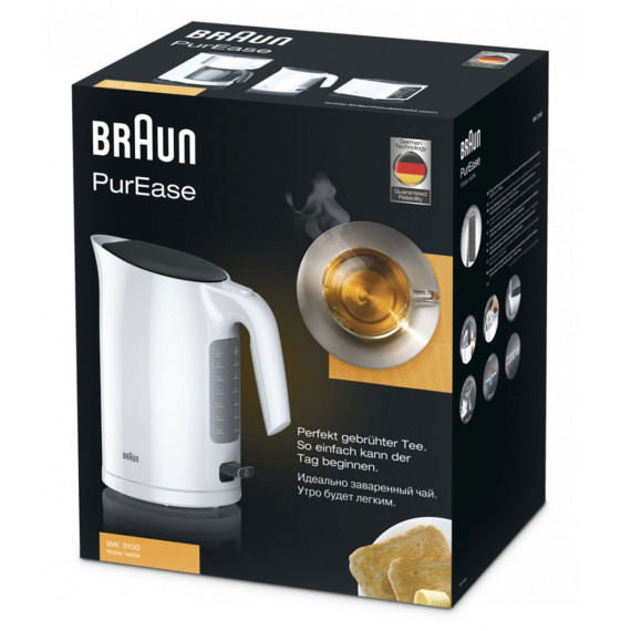 kettle electric BRAUN WK3100WH