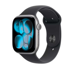სმარტ საათი APPLE Watch Series 11 GPS 46mm Space Grey Aluminium Case with Black Sport Band (A3333)