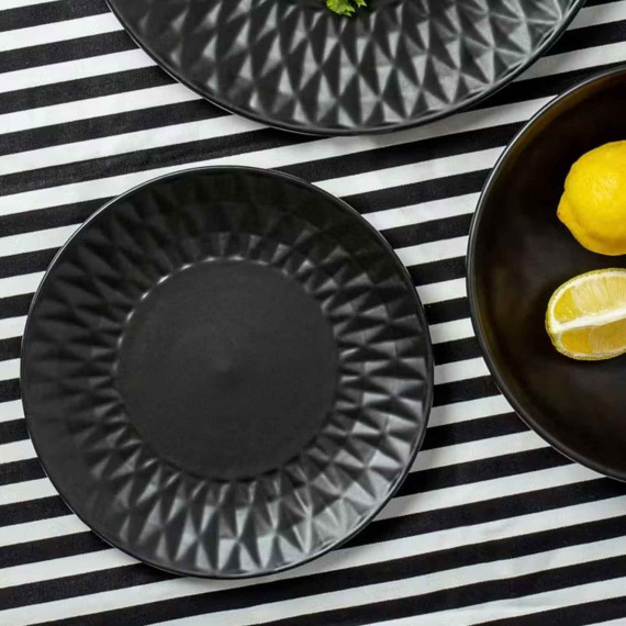 plate NAVA 10-141-121 SOHO CLASSIC BLACK DESSERT 20CM