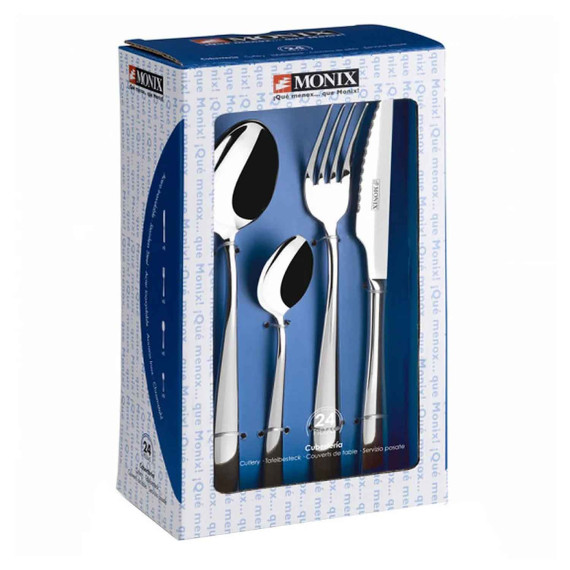 დანა-ჩანგლის ნაკრები MONIX M114974 MILAN 24PC SET (E) W/STEAK KNIFE