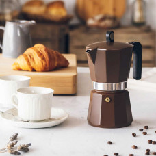 ყავის მადუღარა MONIX M671006 NEW CREAM 6 CUPS BROWN