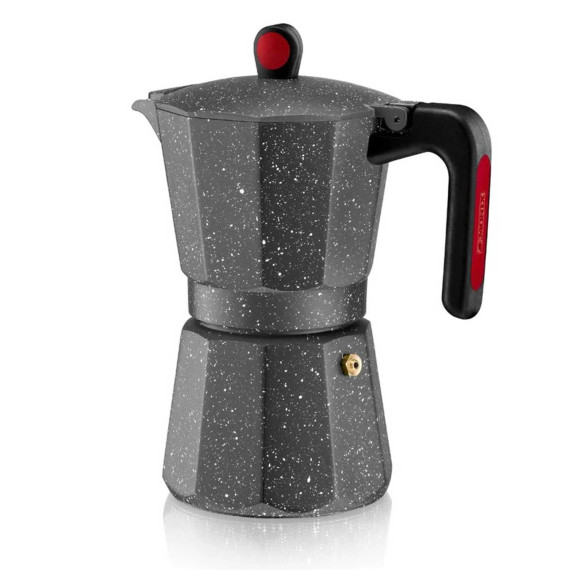 ყავის მადუღარა MONIX M833509 PIETRA 9 CUPS GREY