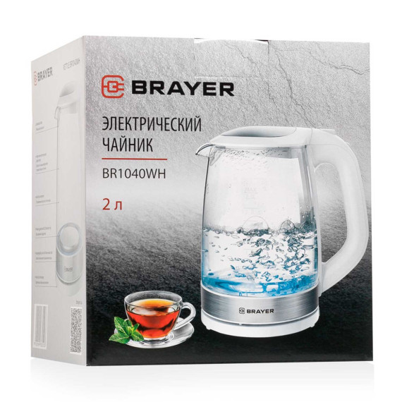 ელექტრო ჩაიდანი BRAYER BR1040WH