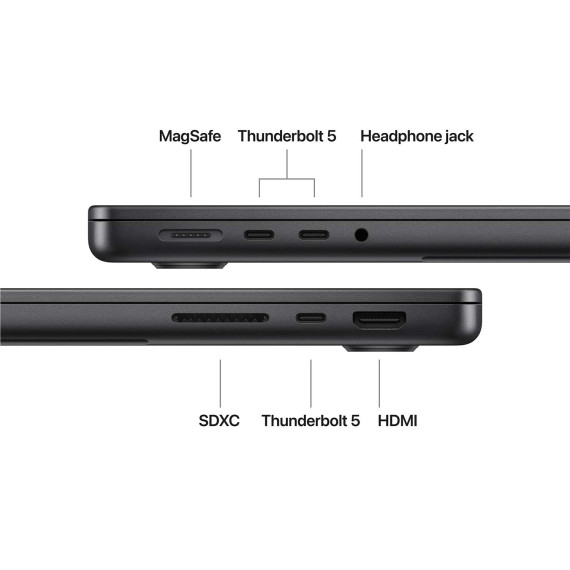 ნოუთბუქი APPLE MacBook Pro 14 (Apple M5 Pro) 24GB 1TB (Space Black) (A3426)