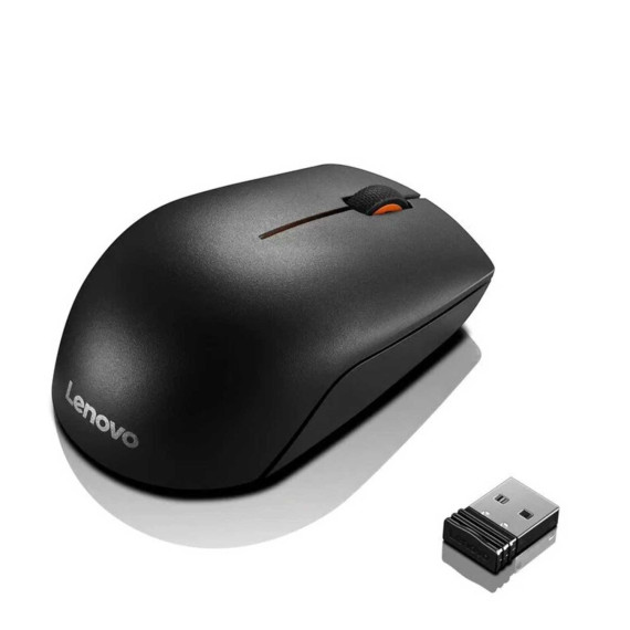 კომპიუტერული მაუსი LENOVO 300 Wireless Compact Mouse (Black)