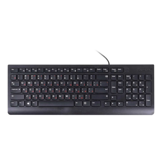 კლავიატურა LENOVO 300 USB Keyboard RU Layout (Black)