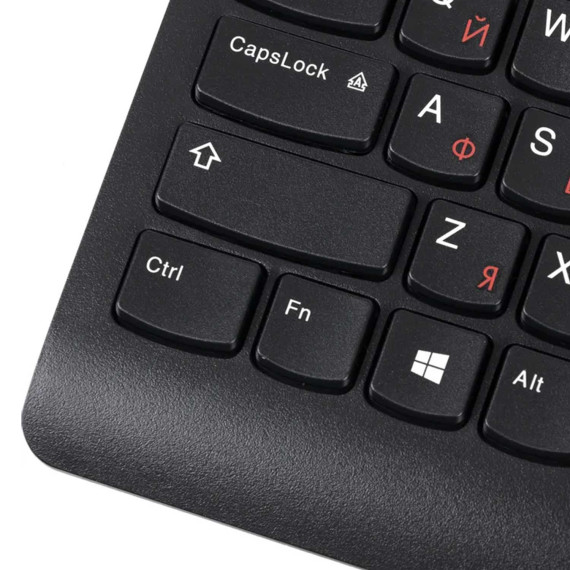 კლავიატურა LENOVO 300 USB Keyboard RU Layout (Black)