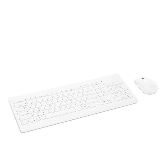 კლავიატურა LENOVO 510 Wireless Keyboard and Mouse Combo RU Layout (White)