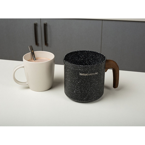 ქვაბი NAVA 10-144-123 STONE NATURE MILK POT 11CM