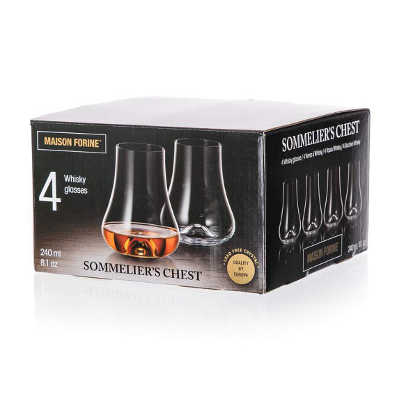 cups set BANQUET 02B2G012240 STEMLESS WHISKY 240ML