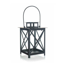 decorate objects BANQUET 63915026 METAL LANTERN1 17X25CM