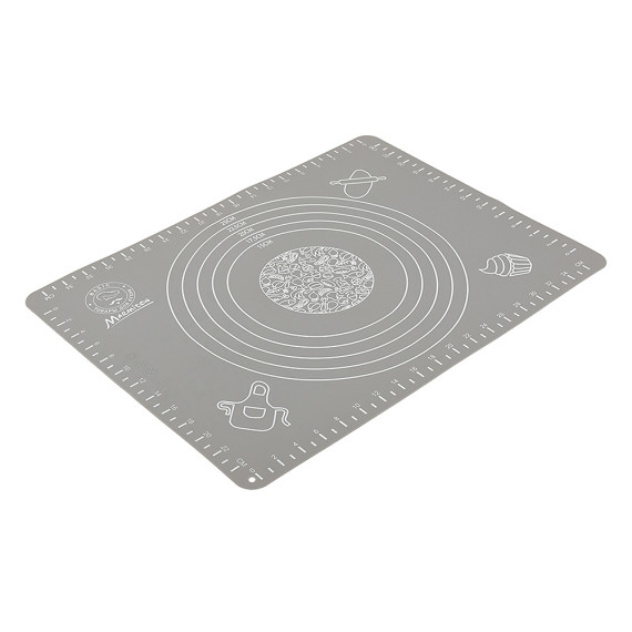 разделочная доска MARMITON 17408 SLICONE GREY 40X30CM
