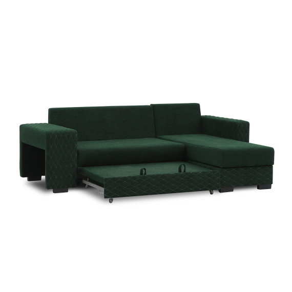 диван HOBEL CORNER SONYA GREEN BONCUK 17/ GREEN BONCHUK 17 R G (5)