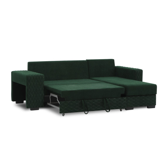 диван HOBEL CORNER SONYA GREEN BONCUK 17/ GREEN BONCHUK 17 R G (5)