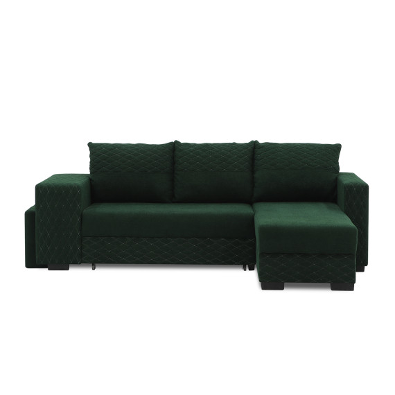 диван HOBEL CORNER SONYA GREEN BONCUK 17/ GREEN BONCHUK 17 R G (5)