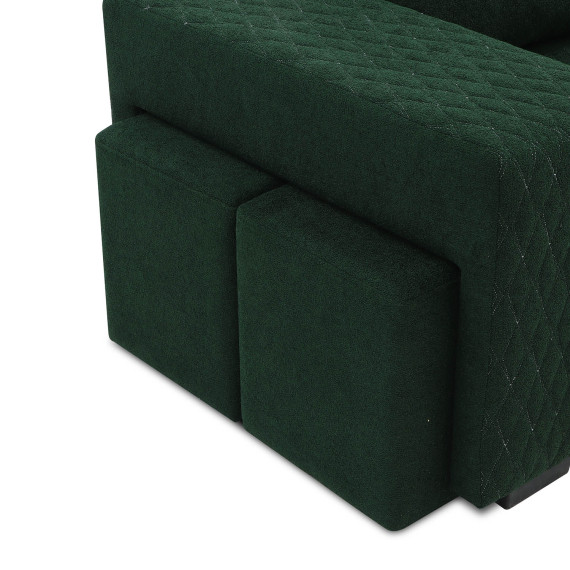 диван HOBEL CORNER SONYA GREEN BONCUK 17/ GREEN BONCHUK 17 R G (5)