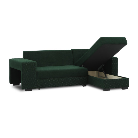 диван HOBEL CORNER SONYA GREEN BONCUK 17/ GREEN BONCHUK 17 R G (5)