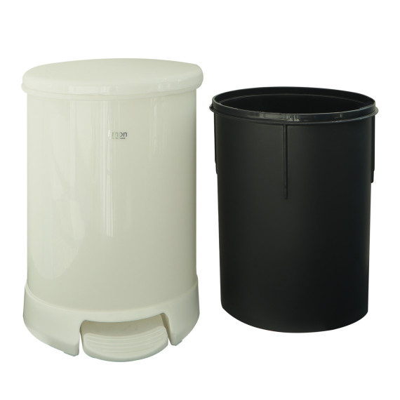 ვედრო LIMON 129808 WITH TOILET BRUSH WHITE (507667)