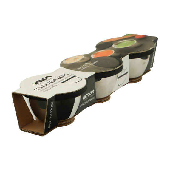 ჯამი LIMON 234200 CONDIMENT BOWL SET 3PC 100ML