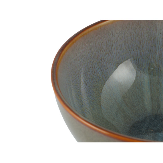 ჯამი LAROSE CYRLW-04-C REACTIVE COLOR GLAZE BROWN 15CM