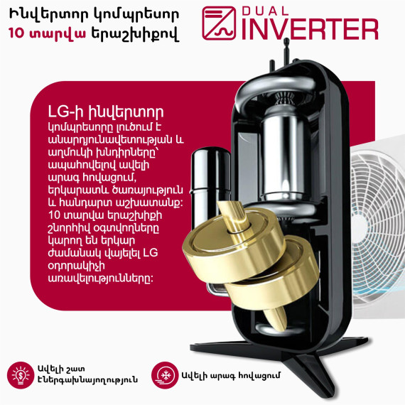 კონდიციონერი LG ARTCOOL A24CMH (T)