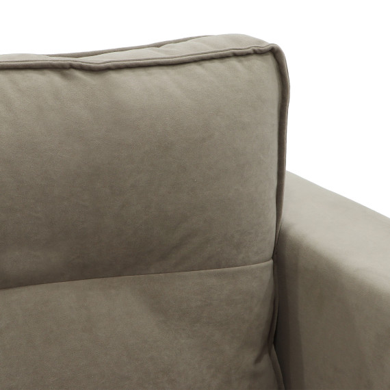 кресло HOBEL ARMANDO 1 STR BLACK 20/ CAPPUCCINO LEONARDO 5 (1)