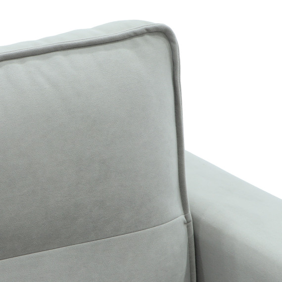 кресло HOBEL ARMANDO 1 STR BLACK 20/ GREY LEONARDO 14 (1)