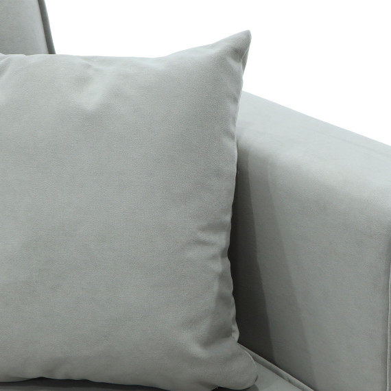 кресло HOBEL ARMANDO 1 STR BLACK 20/ GREY LEONARDO 14 (1)