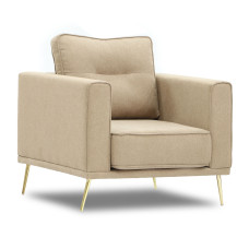 armchair HOBEL ARMANDO 1 STR GOLD 20SM/BEIGE SCANDI 4 (1)