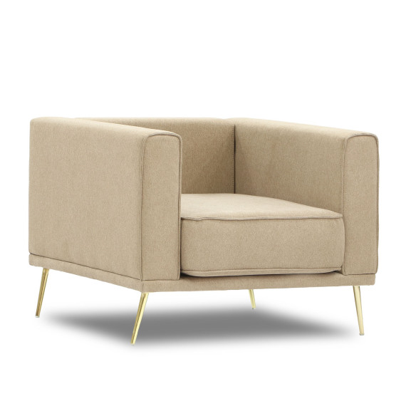 სავარძელი HOBEL ARMANDO 1 STR GOLD 20SM/BEIGE SCANDI 4 (1)