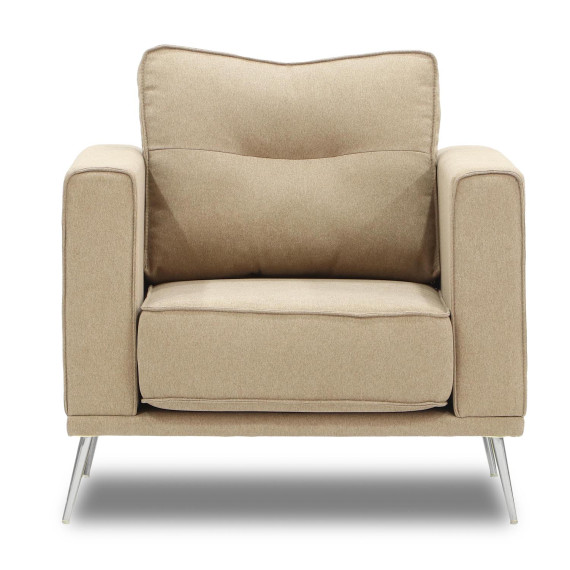 სავარძელი HOBEL ARMANDO 1 STR CHROM 18SM/BEIGE SCANDI 4 (1)