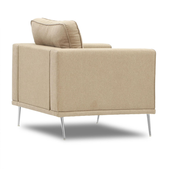 სავარძელი HOBEL ARMANDO 1 STR CHROM 18SM/BEIGE SCANDI 4 (1)