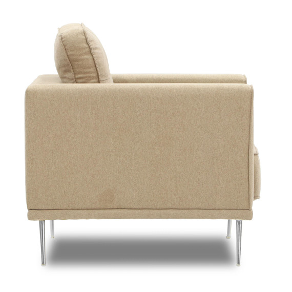 სავარძელი HOBEL ARMANDO 1 STR CHROM 18SM/BEIGE SCANDI 4 (1)