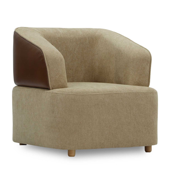 სავარძელი HOBEL MANHATTAN HONEY PHANTOM 6 /LIGHT BROWN BONCUK 6 (1)