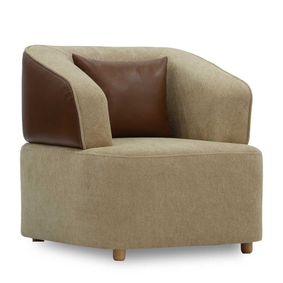 სავარძელი HOBEL MANHATTAN HONEY PHANTOM 6 /LIGHT BROWN BONCUK 6 (1)