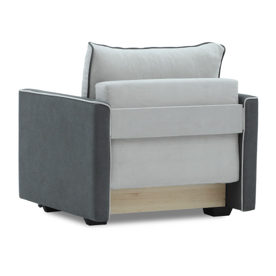 სავარძელი HOBEL SCALA LIGHT GREY VIVALDI 6/GREY SCANDI 22 (3)