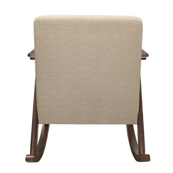 სავარძელი HOMELEGANCE BASTION 1034BR-1 ROCKING CHAIR BEIGE (1)