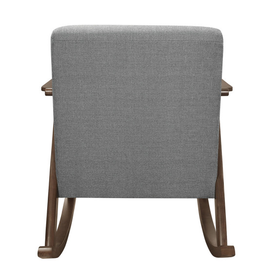 სავარძელი HOMELEGANCE BASTION 1034GY-1 ROCKING CHAIR GREY (1)