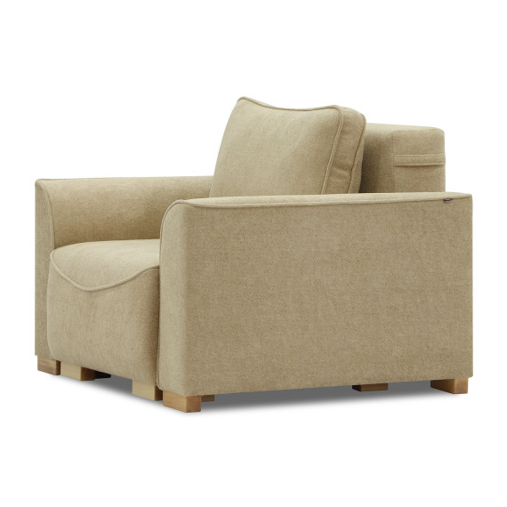 სავარძელი HOBEL BELONA 1 STR LIGHT BROWN BONCUK 6/CREAM INFINITY 103 (3)