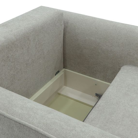 დივანი HOBEL BELONA LUXE 1 CREAM BONCUK 4/ BROWN SHO 599-2 (3)