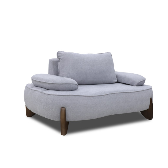 სავარძელი HOBEL DANIA 1 STR OAK LIGHT GREY BONCUK 18/ DARK GREY BELLA 14 (2)