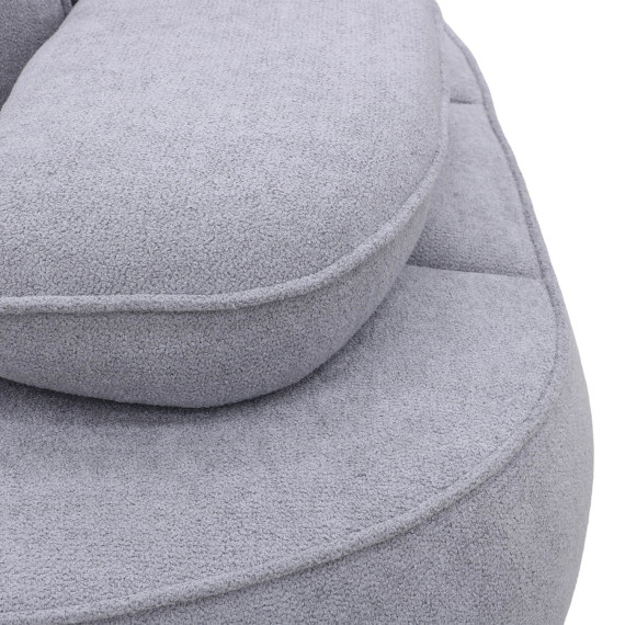 სავარძელი HOBEL DANIA 1 STR OAK LIGHT GREY BONCUK 18/ DARK GREY BELLA 14 (2)