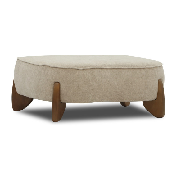 სავარძელი HOBEL DANIA POUFIK OAK CREAM BONCUK 4/ BROWN BELLA 6 (2)