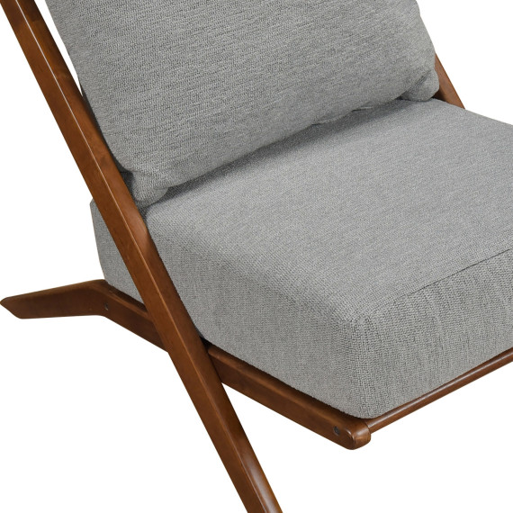 სავარძელი HOMELEGANCE ELORA 1057GY-1 GREY (1)