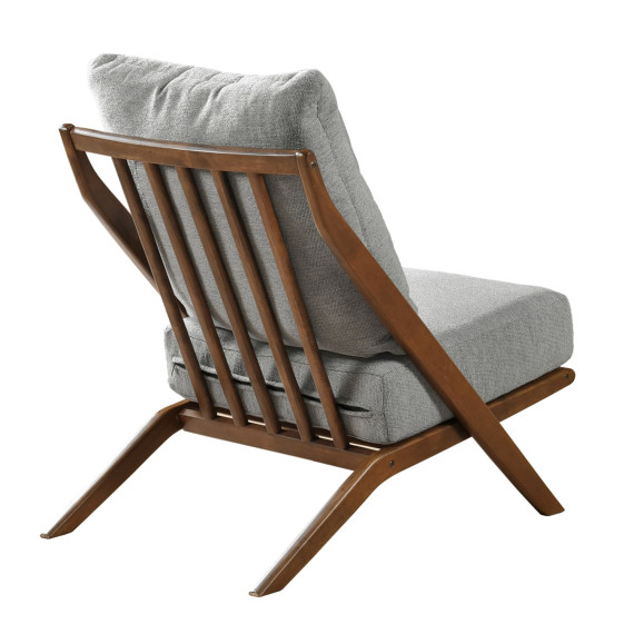 სავარძელი HOMELEGANCE ELORA 1057GY-1 GREY (1)