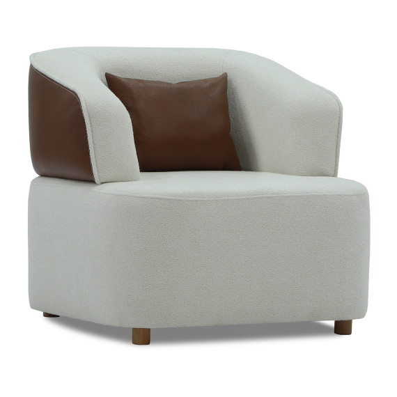სავარძელი HOBEL MANHATTAN HONEY PHANTOM 6 /WHITE BONCUK 2 (1)