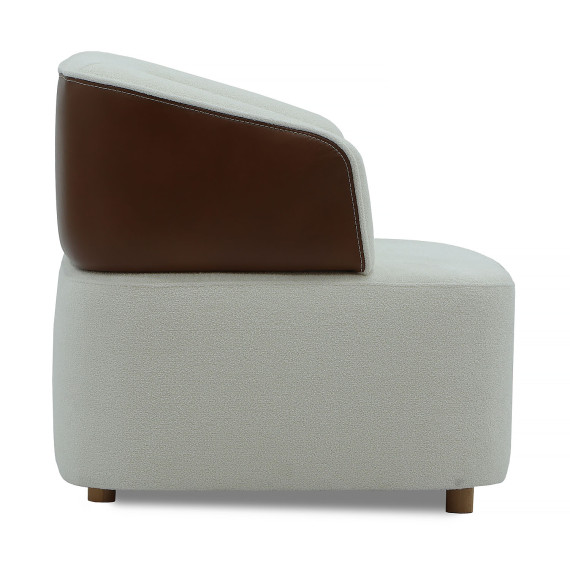 სავარძელი HOBEL MANHATTAN HONEY PHANTOM 6 /WHITE BONCUK 2 (1)