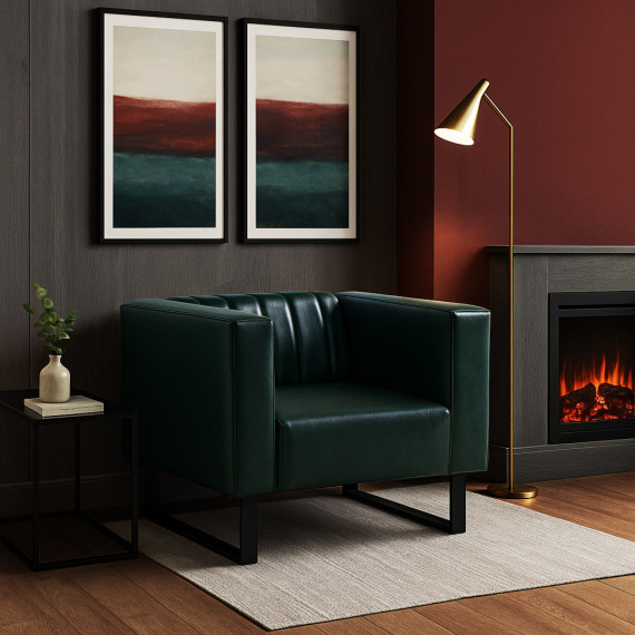 სავარძელი HOBEL POLO 1 STR F/R GREEN PHANTOM 20 (2)